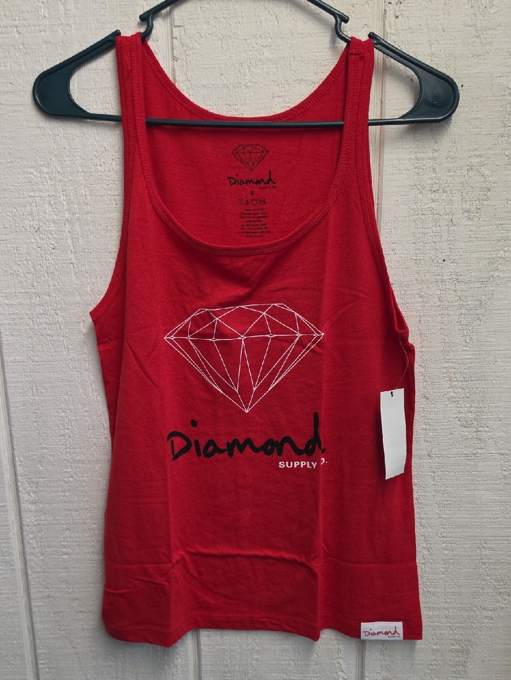 Diamond Supply Co. Red Diamond Graphic Tank